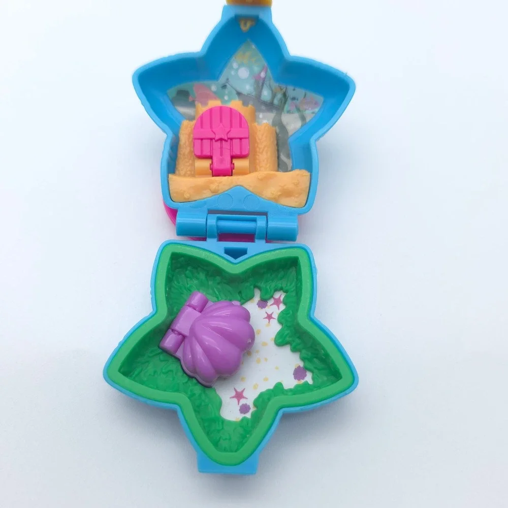 Polly Pocket Tiny Pocket Star Mermaid Mini Toy Mattel Blue Nostalgia 1990s Style